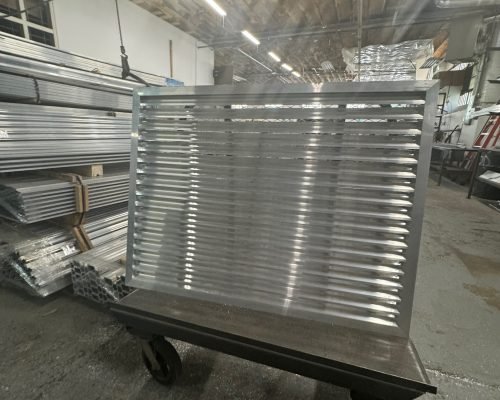 4” Stormproof Aluminum Louvers Flange 1